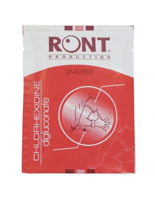 Lot de 10 serviettes Chlorhexidine Sporti France 066074