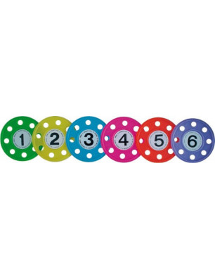 Set de 6 disques lestés Sporti France 041032 Educ Loisirs