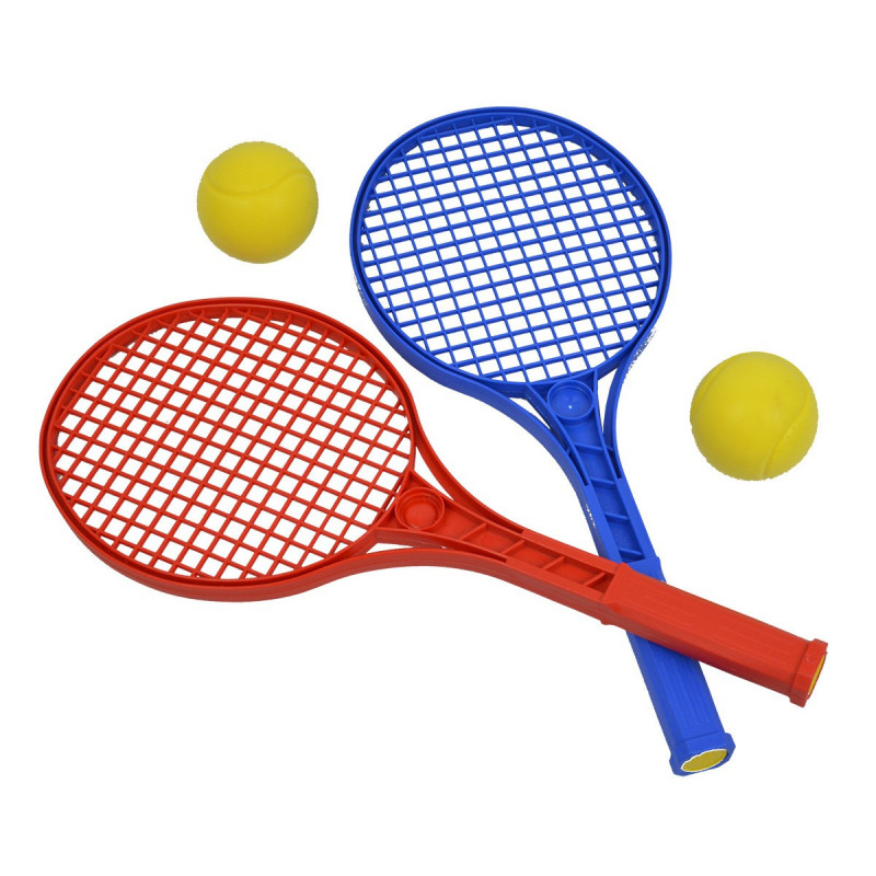 Lot de 2 raquettes mini tennis + 2 balles