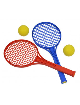 Lot de 2 raquettes mini tennis + 2 balles Sporti France 099154R