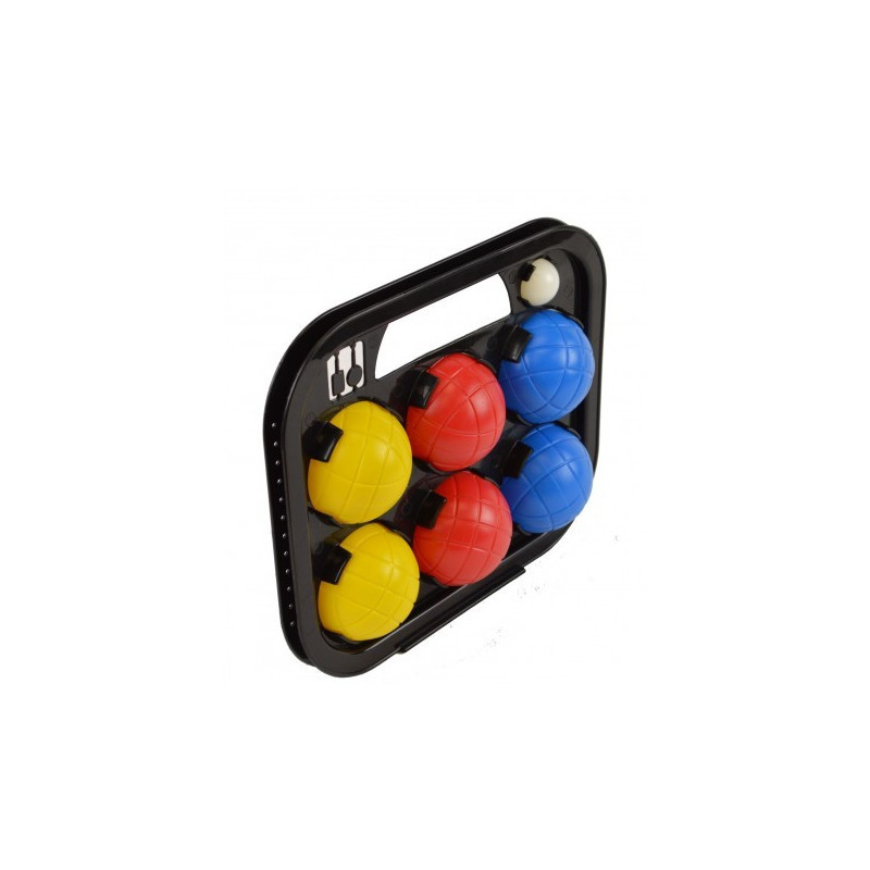 Jeu de 6 boules de pétanque PVC