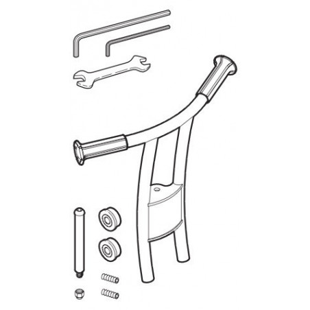 Fourche + axe + bagues Circleline Winther 50451