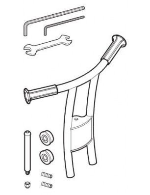 Fourche + axe + bagues Circleline Winther 50451