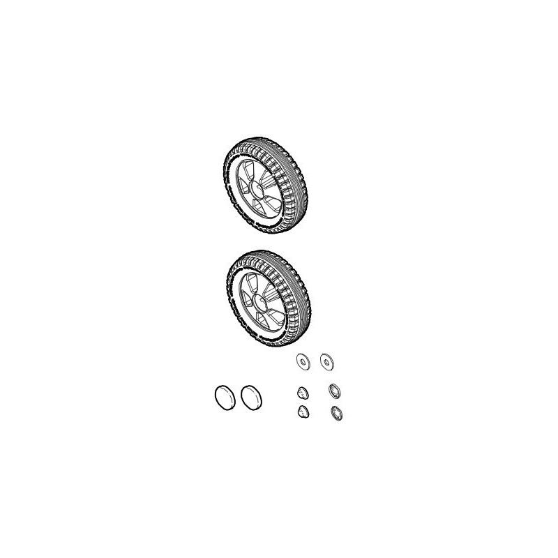 50297 - Roues arrières (lot de 2) Circleline Winther