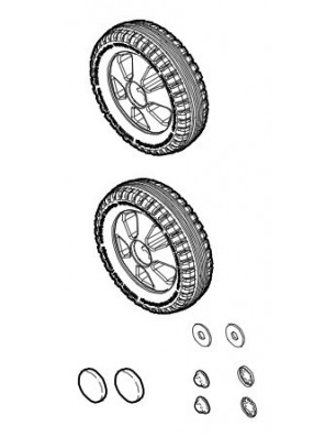 Roues arrières (2) Circleline Winther 50297