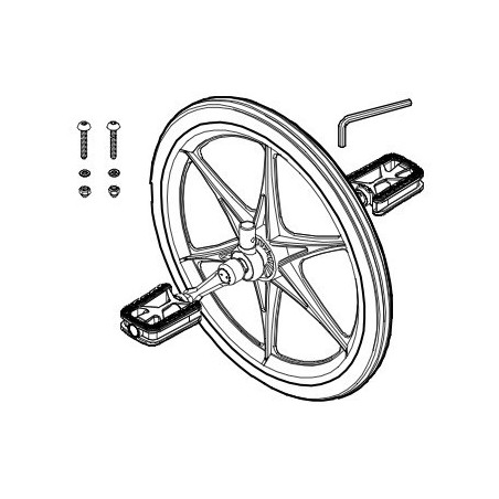 Roue avant pédalier Viking Explorer Winther 50657