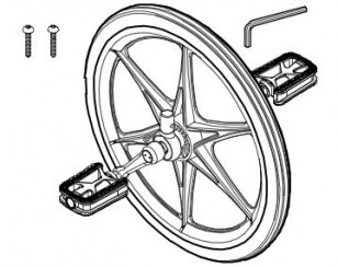 Roue avant pédalier Viking Explorer Winther 50794