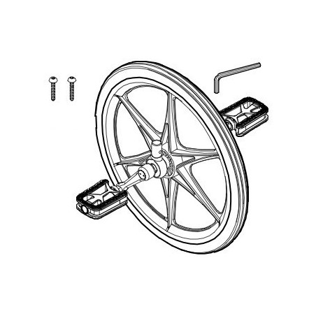 Roue avant pédalier Viking Explorer Winther 50794