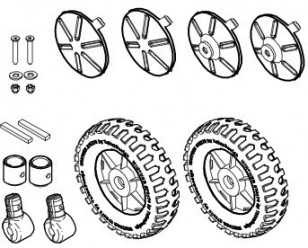 Roues avant (lot de 2) Viking Explorer Winther 50759