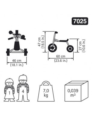 Tricycle Petit RABO 7025