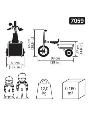 Tricycle Benne Maxi RABO 7059 EDUC' LOISIRS