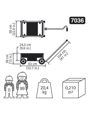 Carriole RABO 7036 EDUC' LOISIRS