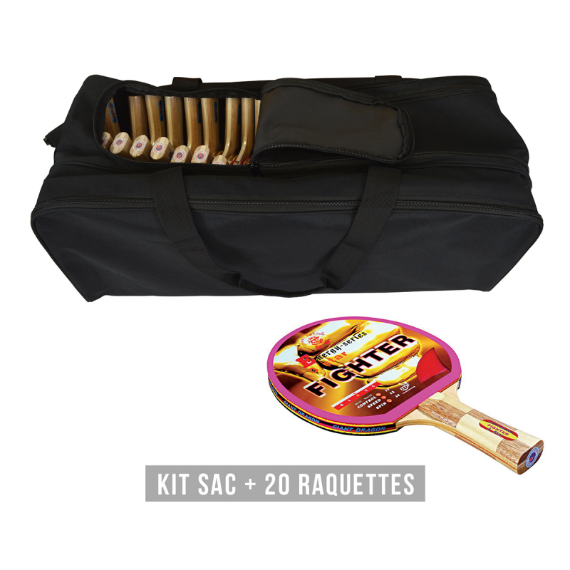 Kit 20 raquettes FIGHTER *** Tennis de table Kit 20 raquettes FIGHTER *** Tennis de table