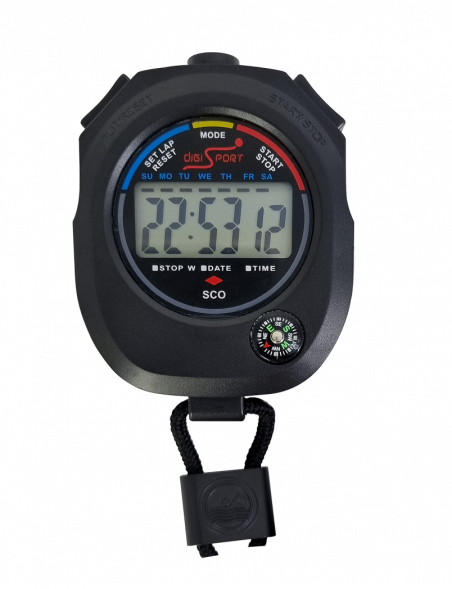 Kit 16 Chronomètre SCO 1 ligne 6 digits + Mallette rigide Sporti France 024021