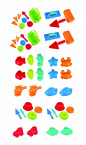 Set Création Jeux de sable 50 pièces Set Création Jeux de sable 50 pièces