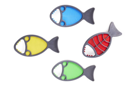 Poissons affamés (lot de 4) Gonge