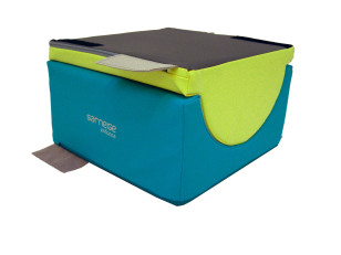 Boîte à vague Crèche velouté Kiwi-Turquoise SARNEIGE E101BBV.K.T Educ' Loisirs