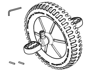 Roue avant pédalier Viking Explorer Winther 50747