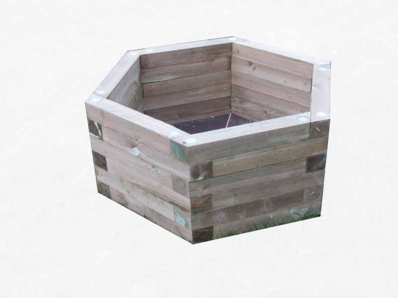 Jardinière hexagonale LA9082