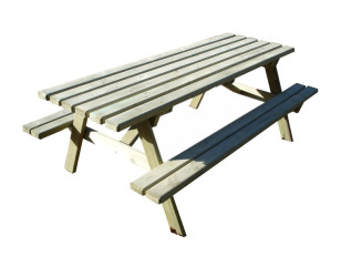 Table banc Fougère LA9001/LA9002 Loisirs Aménagements - Educ' Loisirs