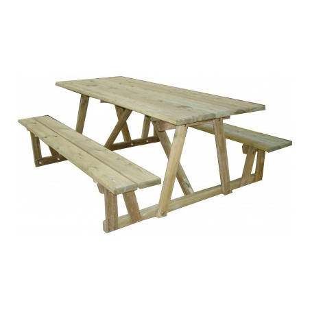 Table banc Poitevine LA9000/LA9005 Loisirs Aménagements - Educ' Loisirs