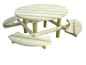Table-banc ronde Groseille assise 42 cm LA9011 Table-banc ronde Groseille assise 42 cm LA9011