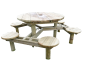 Table-banc ronde Muscat assise 40 cm LA9033 Table-banc ronde Muscat assise 40 cm LA9033