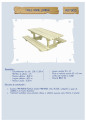 Table-banc Junior assise 30 cm LA9015 Table-banc Junior assise 30 cm LA9015