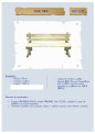 Banc Mino assise 30 cm LA9375 Banc Mino assise 30 cm LA9375
