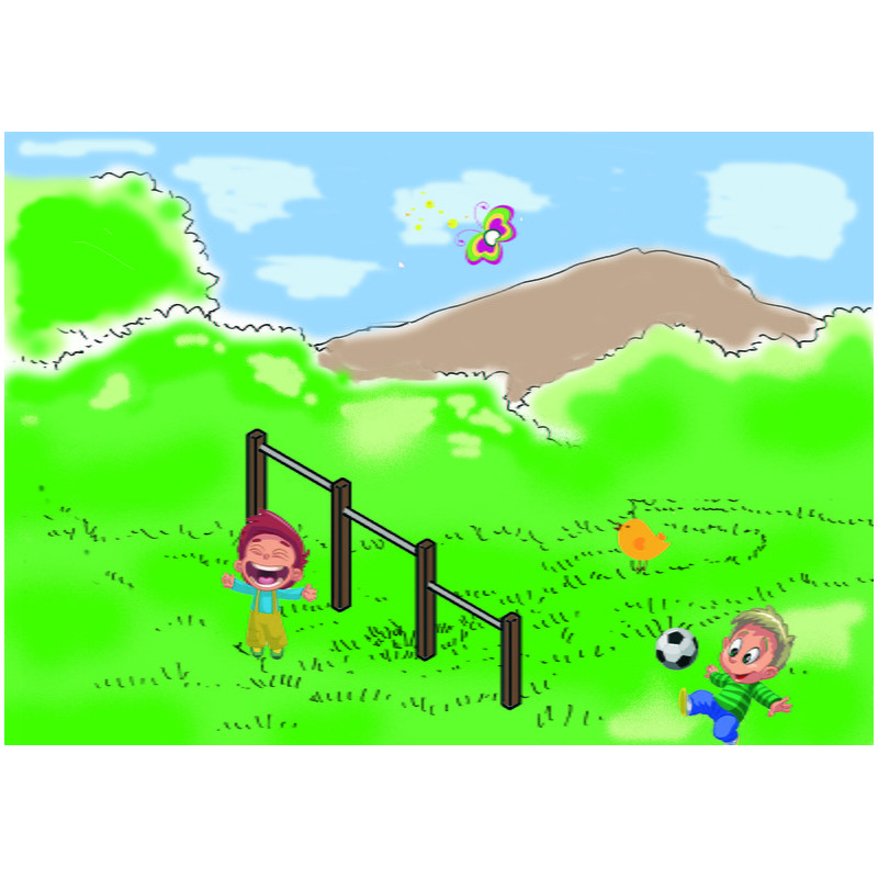 Barres fixes Kid & Fit 4/11 ans LA3401S Barres fixes Kid & Fit 4/11 ans LA3401S
