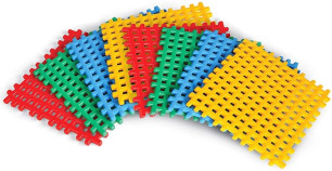 Waffle Blocks Base (lot de 8) 901090 Marioinex - Educ' Loisirs