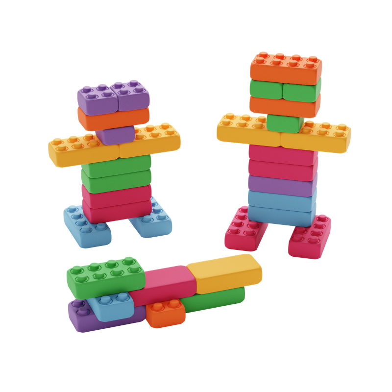 Building Bricks Blocks XXL Pastels 33 pièces / 2 ans + Building Bricks Blocks XXL Pastels 33 pièces / 2 ans +