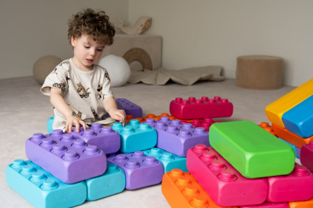 Building Bricks Blocks XXL Pastels 33 pièces / 2 ans +