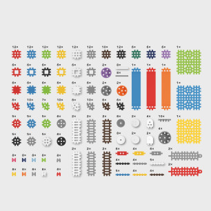 Mini Waffle Konstruktor Expert 501 Marioinex 904084 Educ' Loisirs