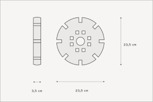 Didactic Wheels 36 pièces Marioinex 903612 Educ' Loisirs