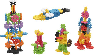 MIDI Waffle Construction Wheels 120 pièces Marioinex 904138 Educ' Loisirs