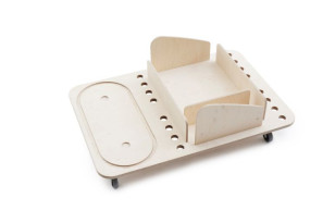 Chariot de rangement Mini Parkour GONGE 2299