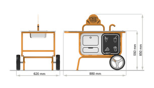 Streetfood Station Mobile Top Play Top Line Beleduc 62082 Educ' Loisirs