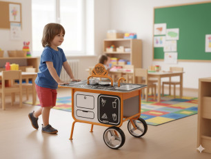 Streetfood Station Mobile Top Play Top Line Beleduc 62082 Educ' Loisirs