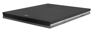Matelas de chute Monobloc noir 2m x 1,50m x 10cm Sarneige G700/CNM2 Educ' Loisirs