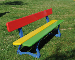 Banc PEHD assise 27 cm Mora Junior 309060 Procity - Educ' Loisirs